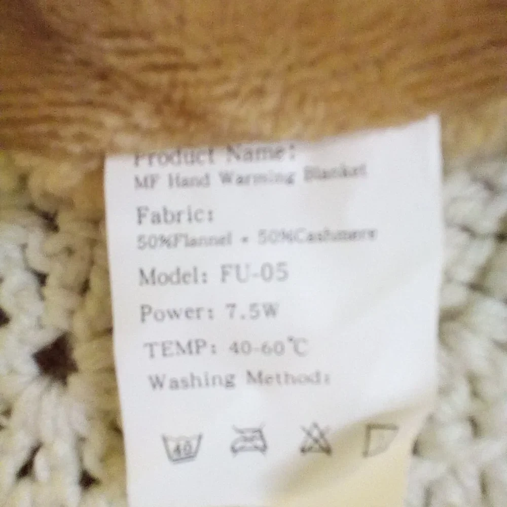 Cashmere Blend USB Heating Soft Plush Electric Blanket USB Heating - Picture 6 of 8